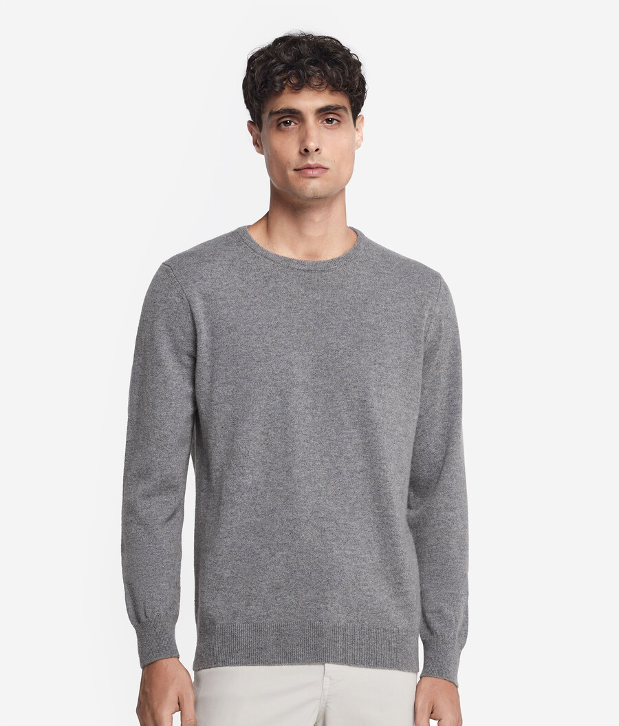maglione girocollo in cashmere ultra morbido