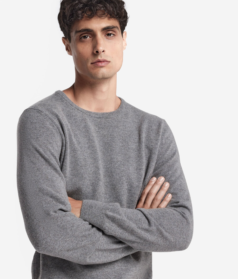 maglione girocollo in cashmere ultra morbido