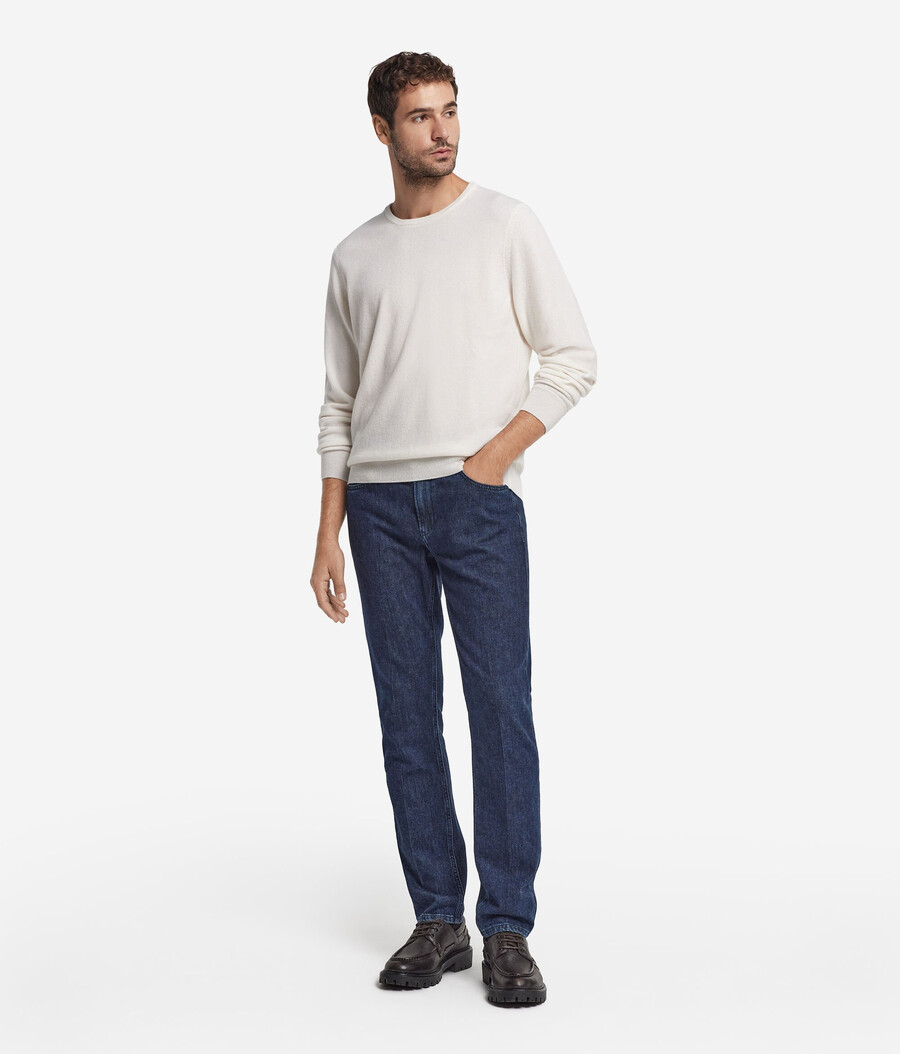maglione girocollo in cashmere ultra morbido