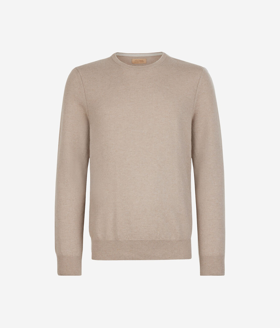 maglione girocollo in cashmere ultra morbido
