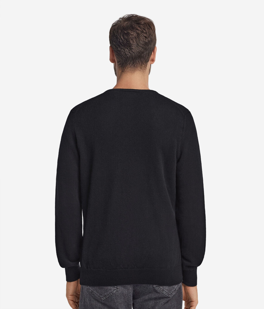 maglione girocollo in cashmere ultra morbido