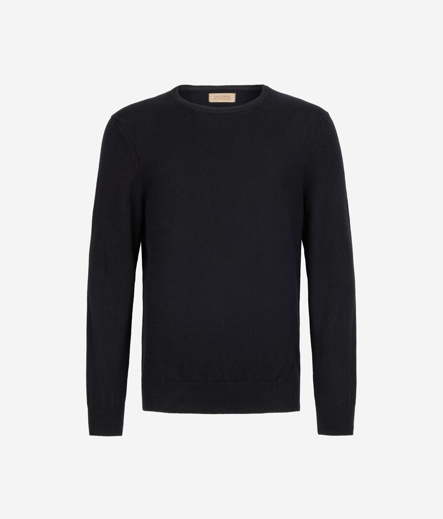 maglione girocollo in cashmere ultra morbido