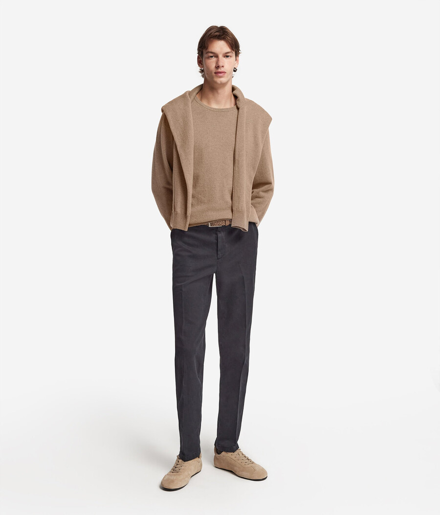 maglione girocollo in cashmere ultra morbido