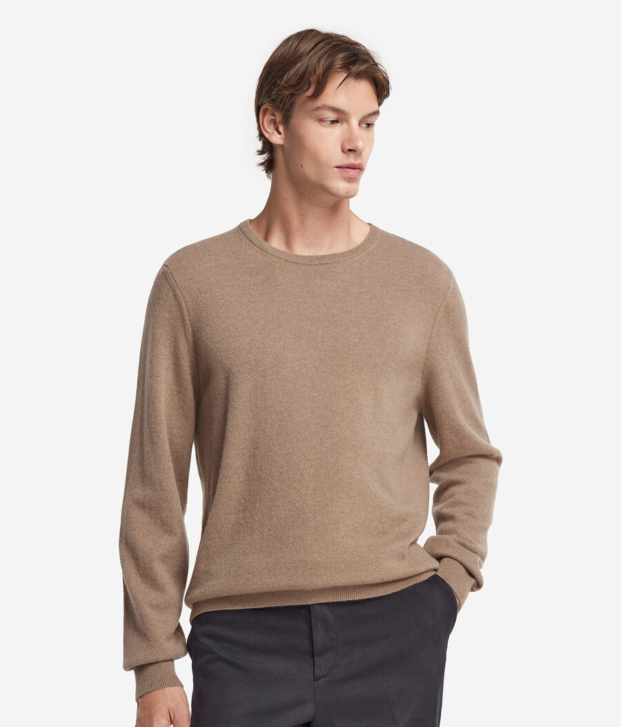 maglione girocollo in cashmere ultra morbido