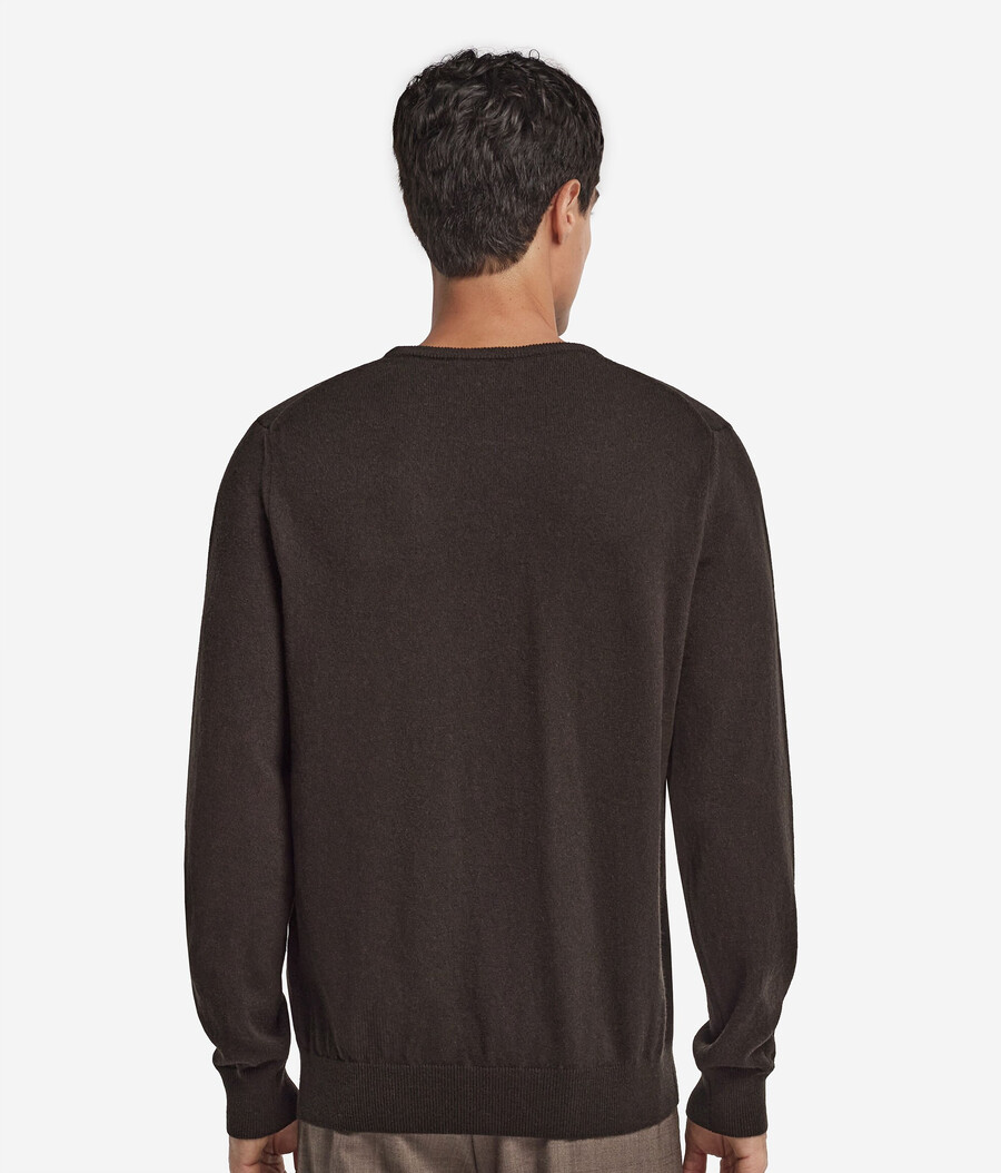 maglione girocollo in cashmere ultra morbido