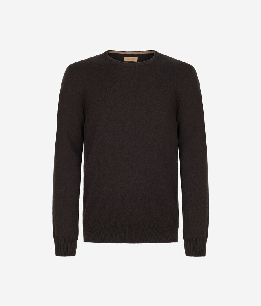 maglione girocollo in cashmere ultra morbido
