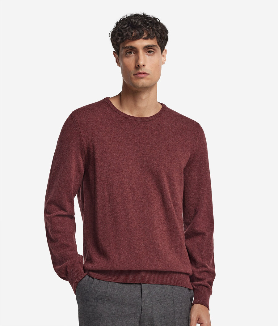 maglione girocollo in cashmere ultra morbido