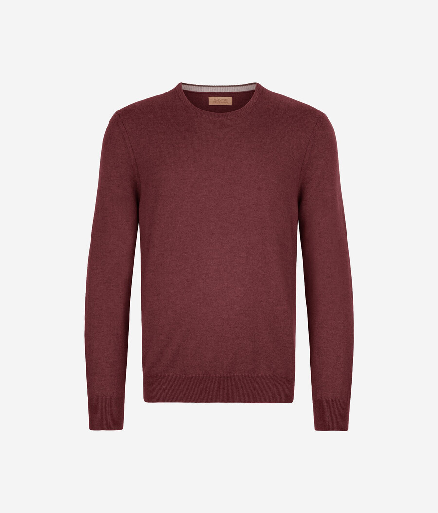 maglione girocollo in cashmere ultra morbido