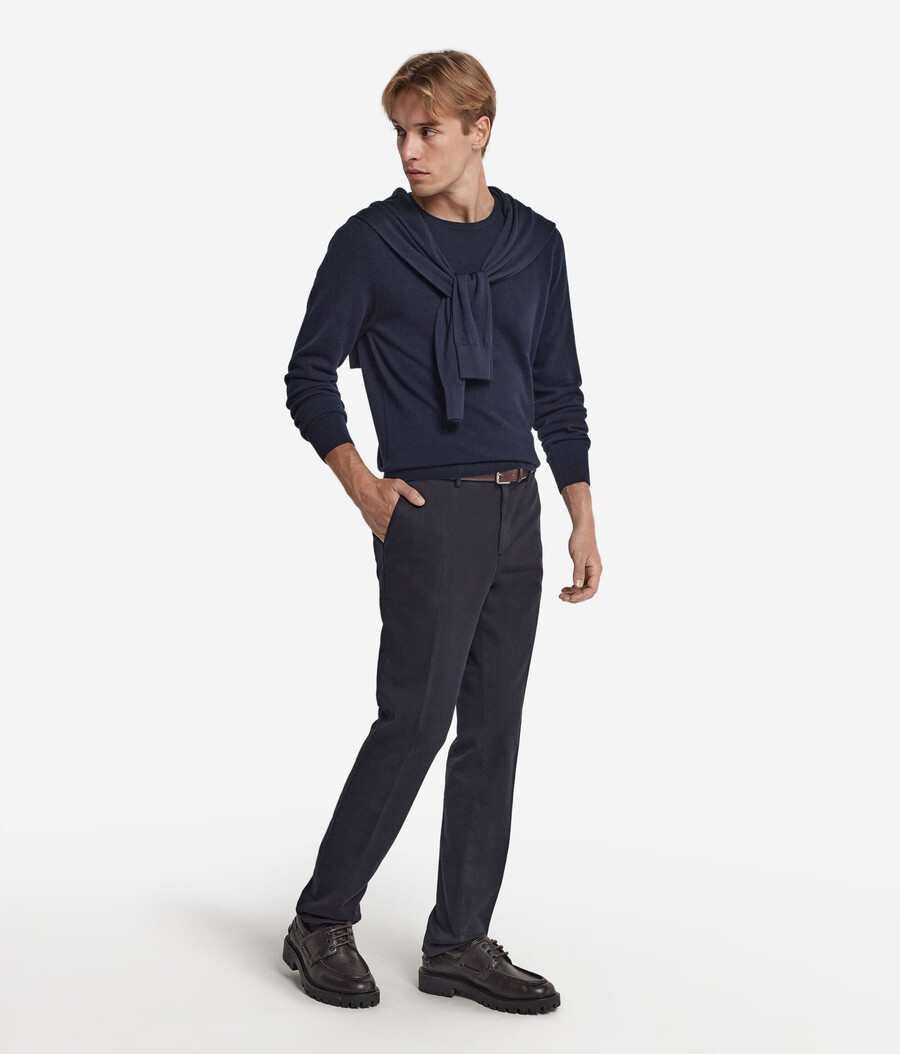 maglione girocollo in cashmere ultra morbido