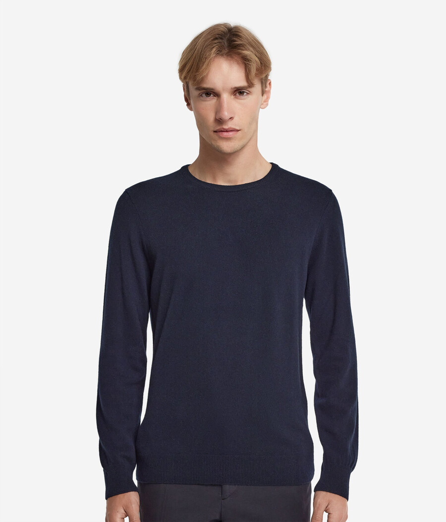 maglione girocollo in cashmere ultra morbido