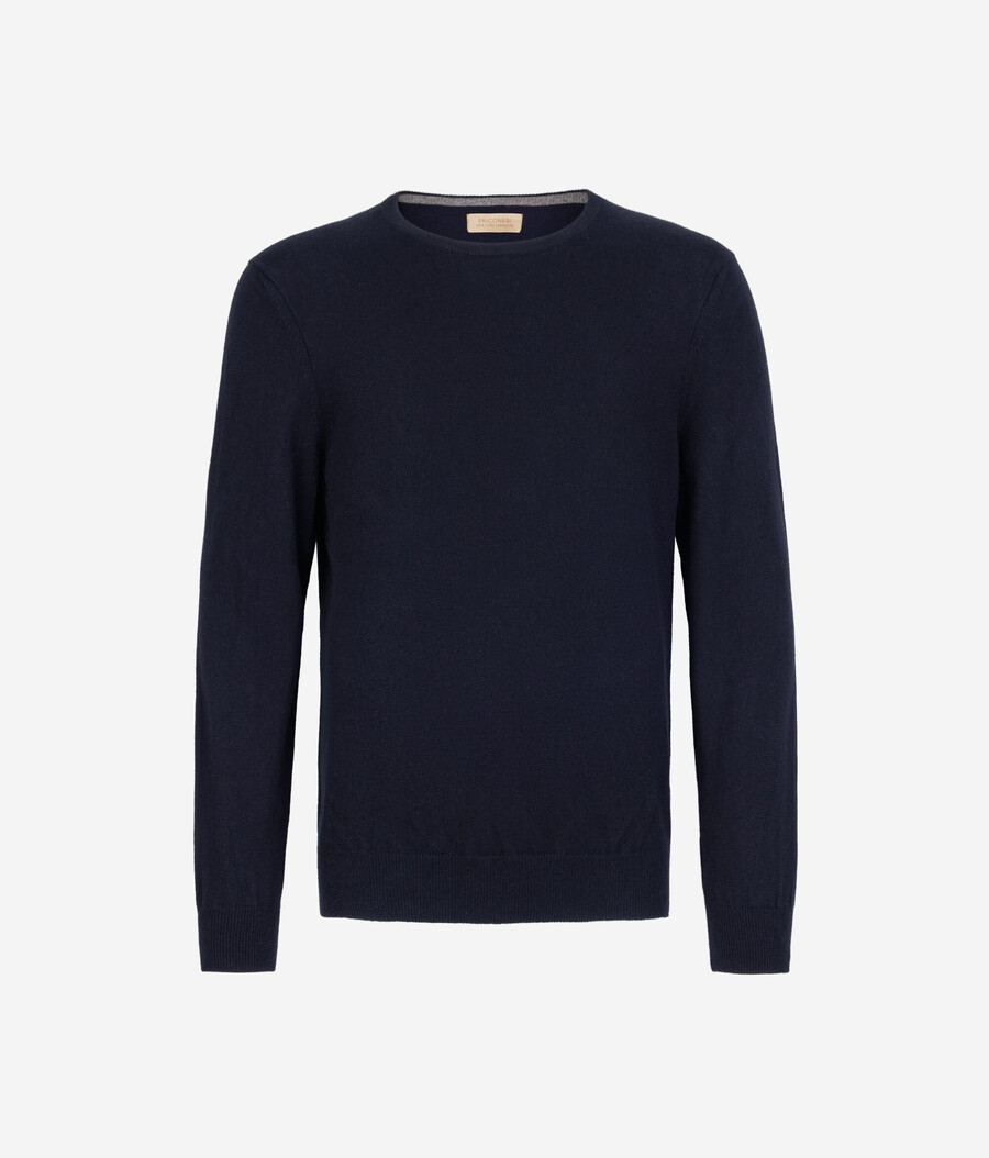 maglione girocollo in cashmere ultra morbido