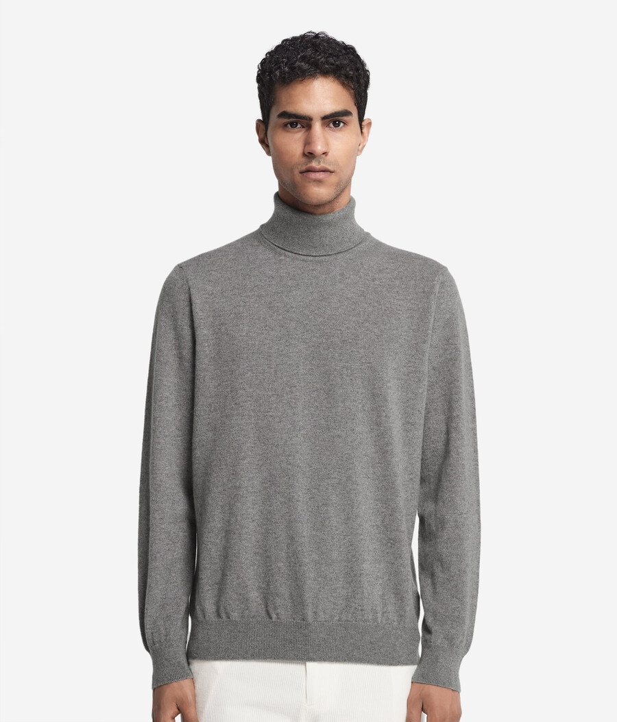 maglione a collo alto in cashmere ultra morbido
