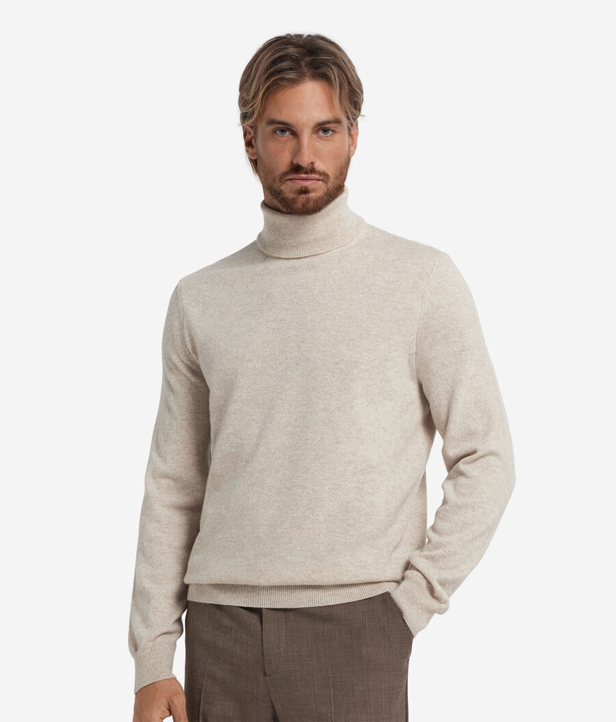 maglione a collo alto in cashmere ultra morbido