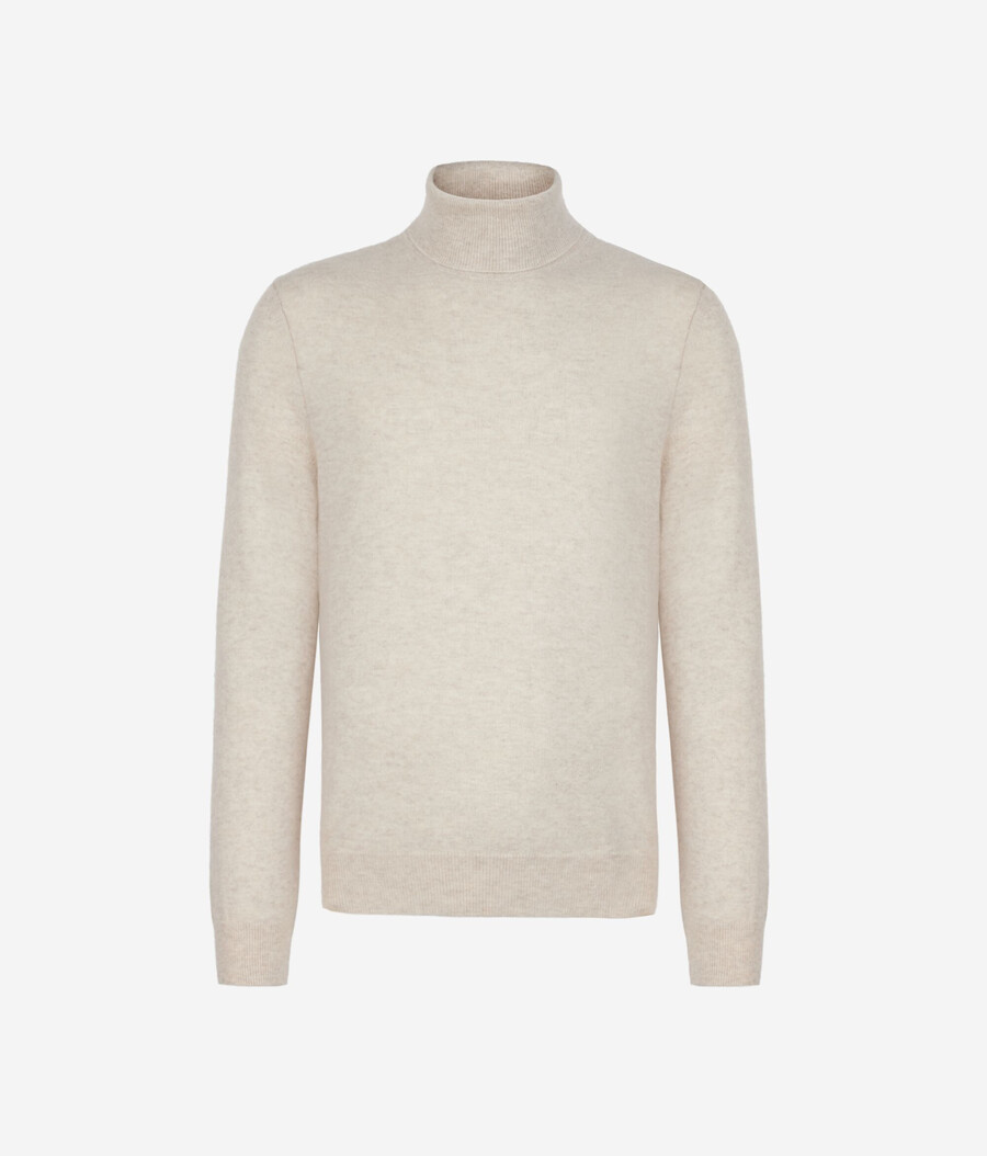 maglione a collo alto in cashmere ultra morbido