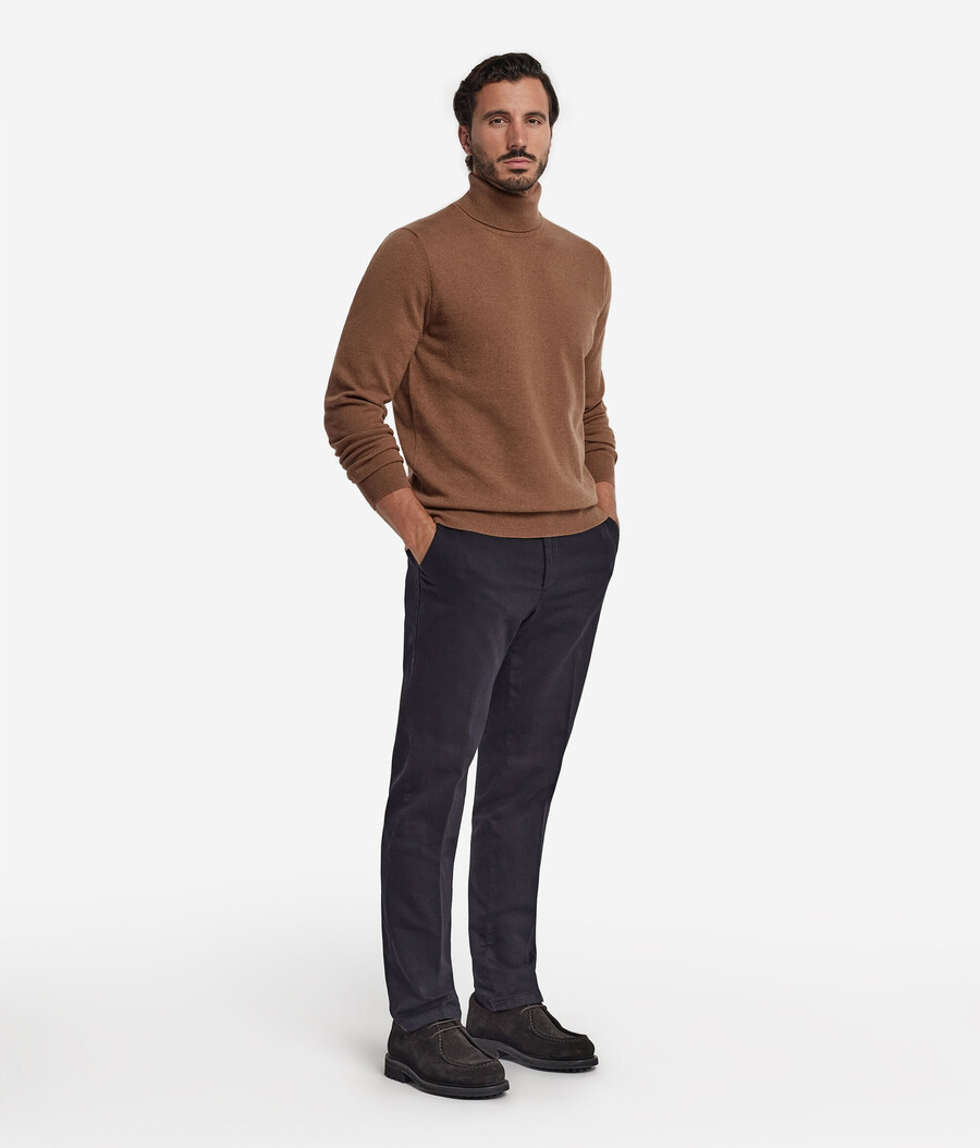 maglione a collo alto in cashmere ultra morbido