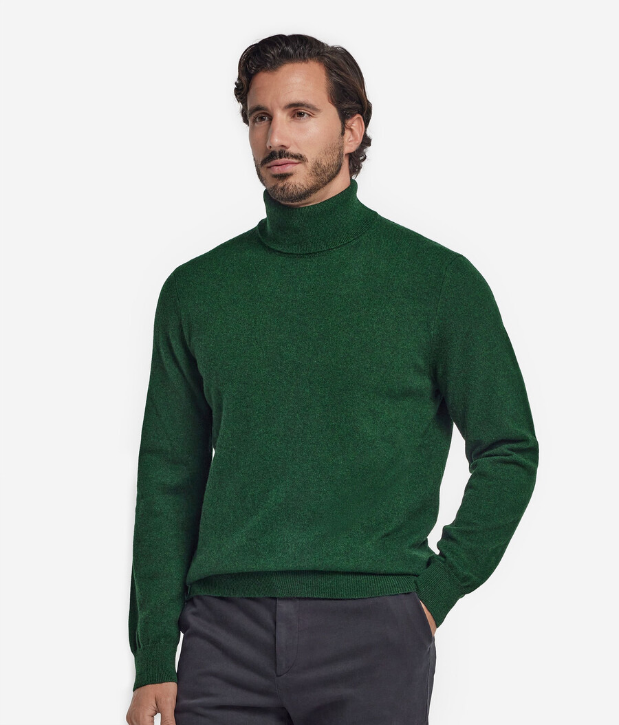 maglione a collo alto in cashmere ultra morbido