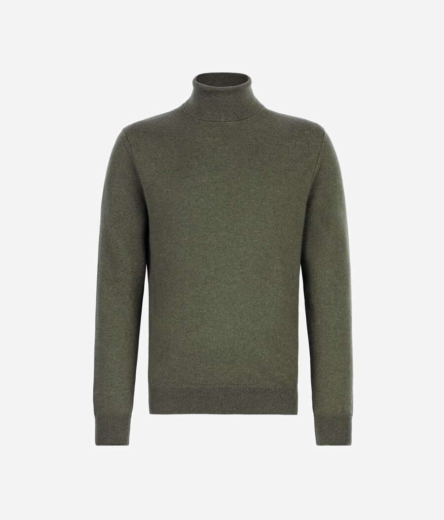 maglione a collo alto in cashmere ultra morbido