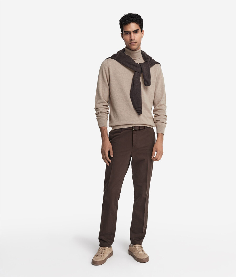 maglione a collo alto in cashmere ultra morbido