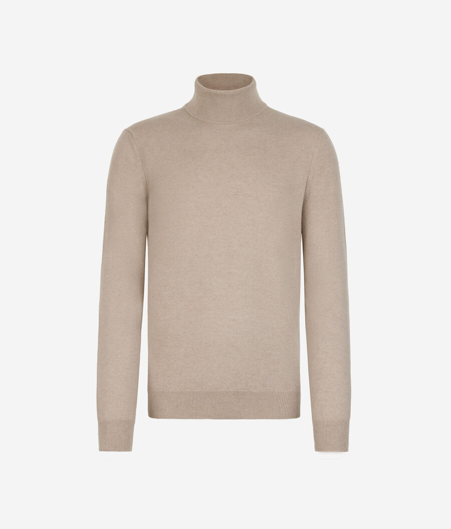 maglione a collo alto in cashmere ultra morbido