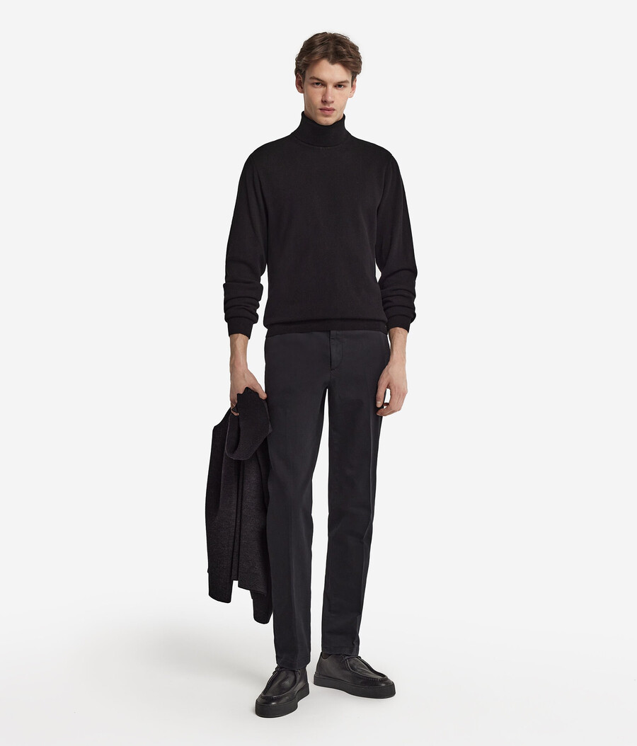 maglione a collo alto in cashmere ultra morbido