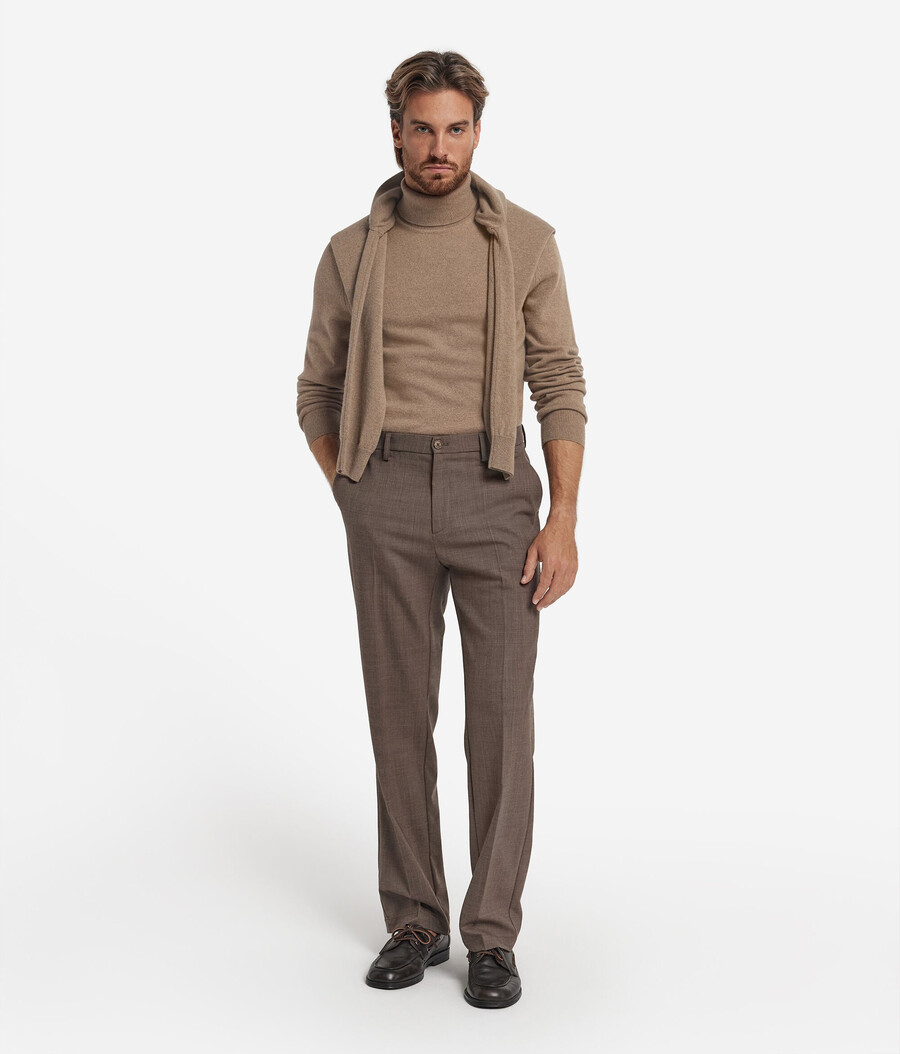 maglione a collo alto in cashmere ultra morbido