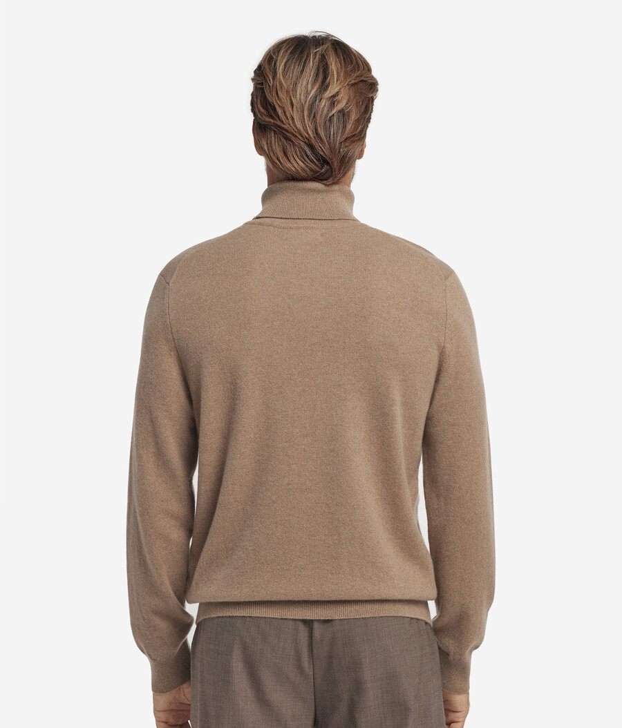 maglione a collo alto in cashmere ultra morbido