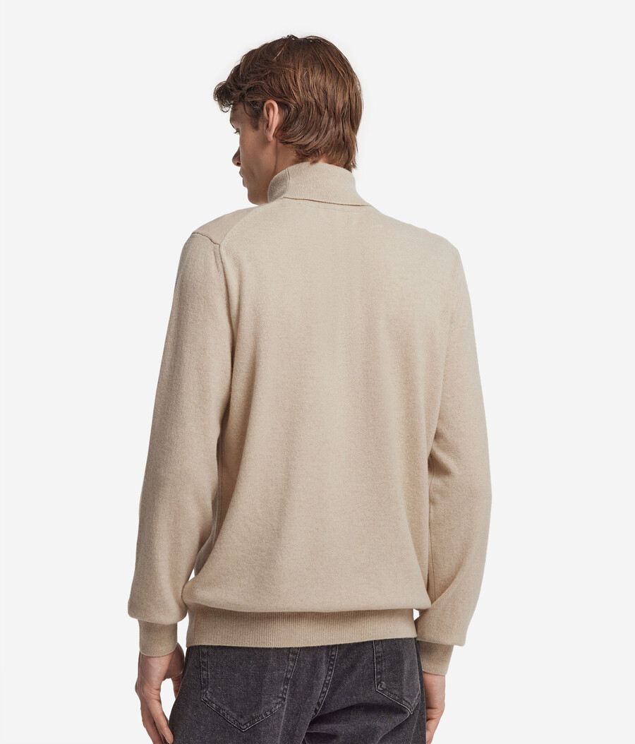 maglione a collo alto in cashmere ultra morbido