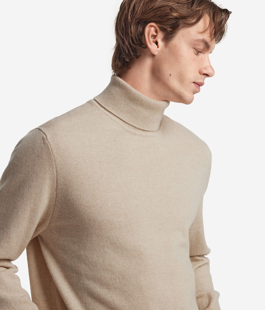 maglione a collo alto in cashmere ultra morbido