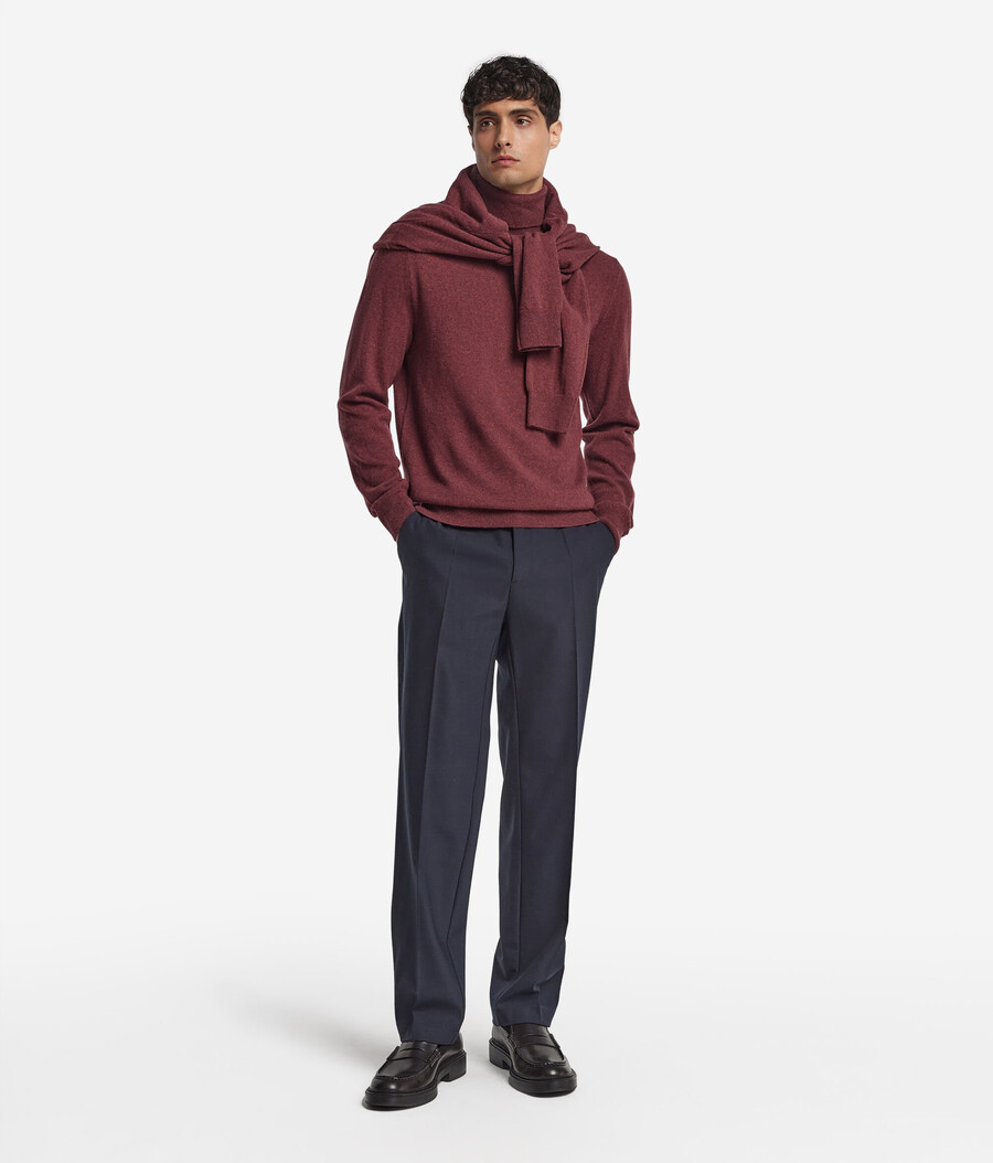 maglione a collo alto in cashmere ultra morbido