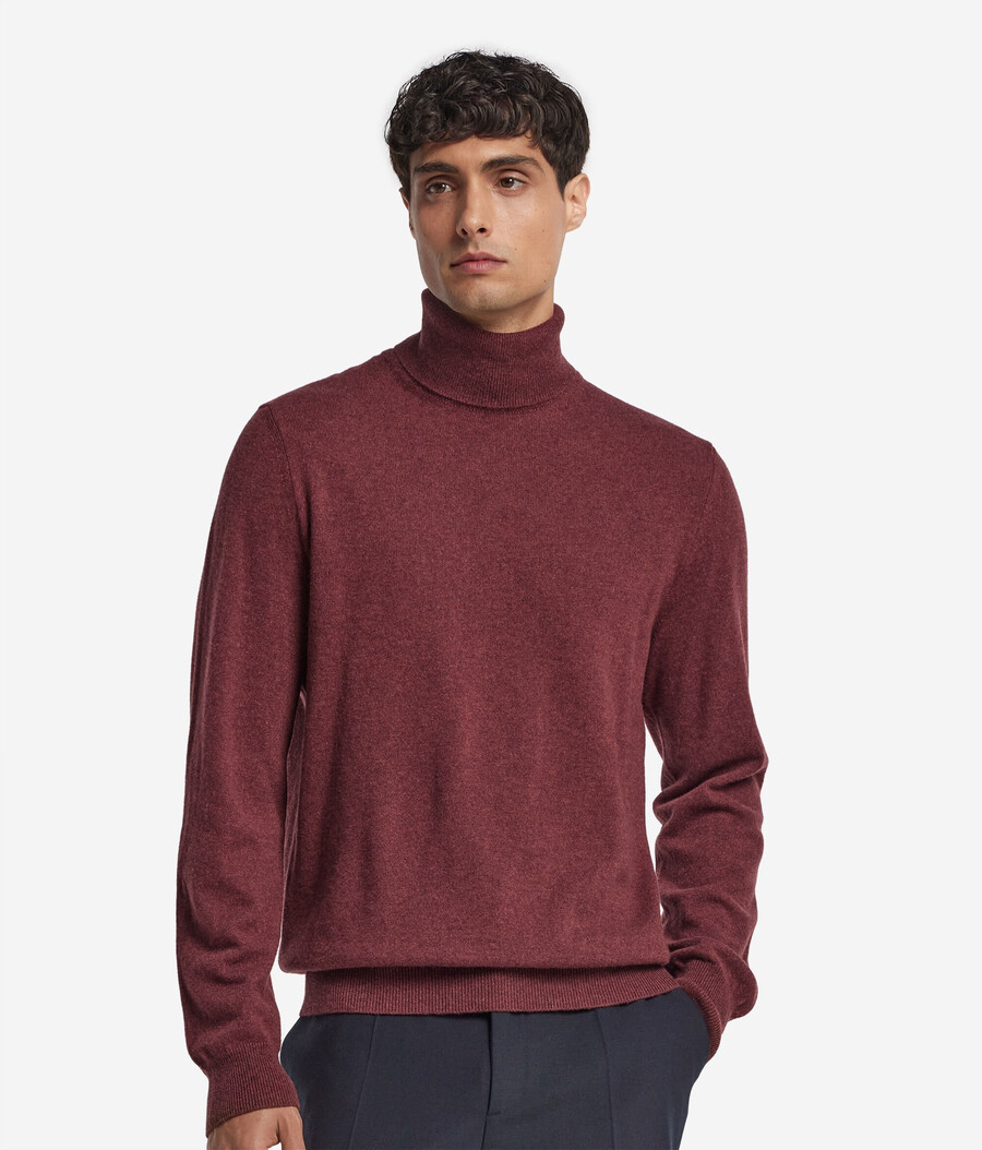 maglione a collo alto in cashmere ultra morbido