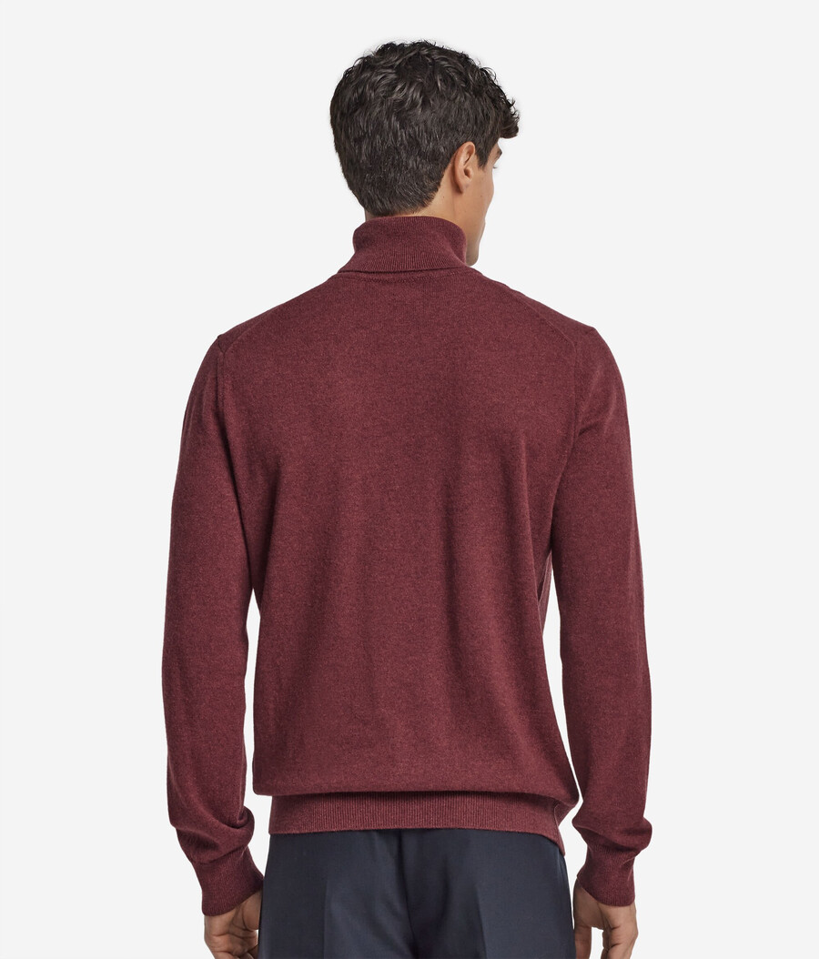 maglione a collo alto in cashmere ultra morbido