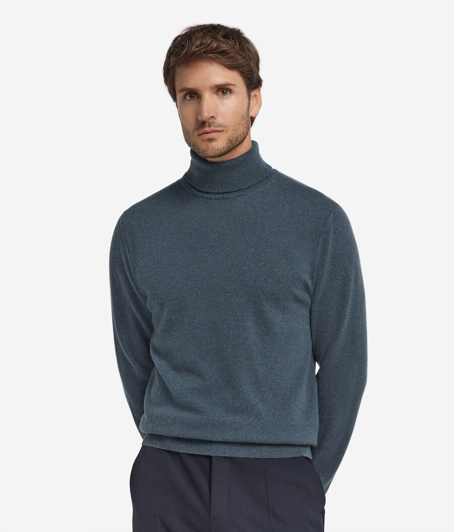 maglione a collo alto in cashmere ultra morbido