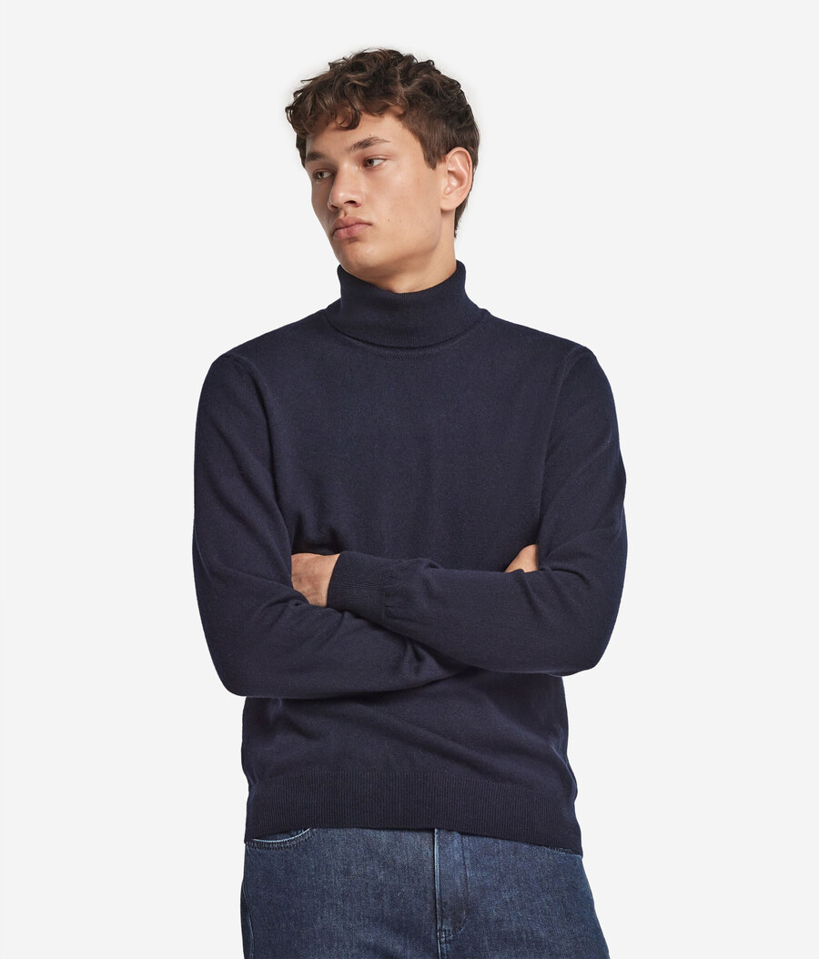 maglione a collo alto in cashmere ultra morbido