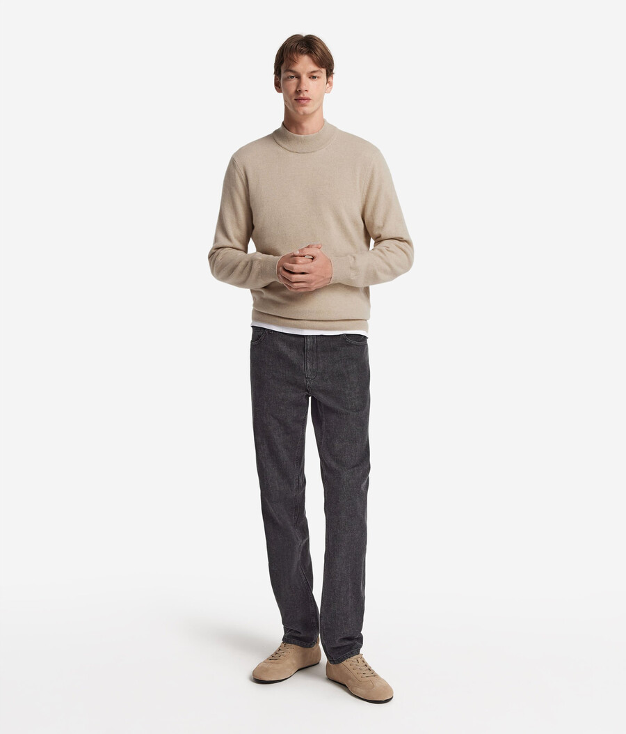 maglione a collo alto in cashmere ultra morbido