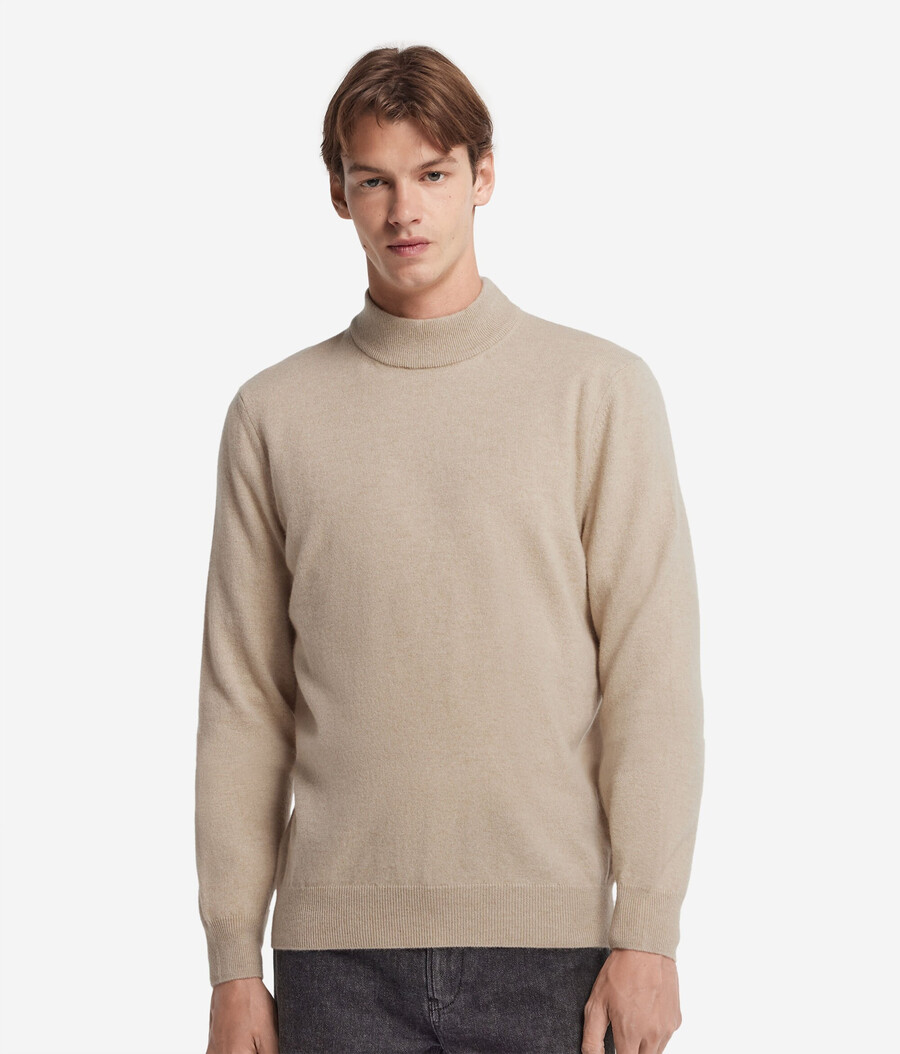 maglione a collo alto in cashmere ultra morbido