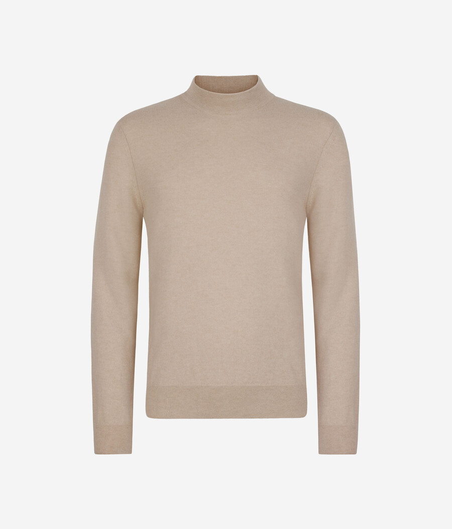 maglione a collo alto in cashmere ultra morbido