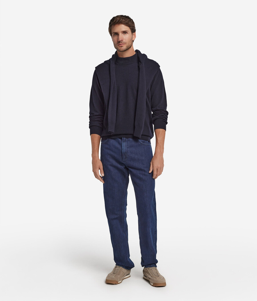 maglione a collo alto in cashmere ultra morbido