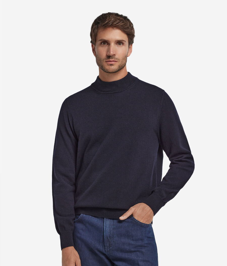 maglione a collo alto in cashmere ultra morbido