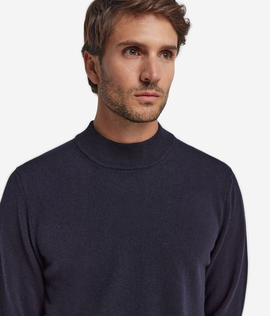 maglione a collo alto in cashmere ultra morbido