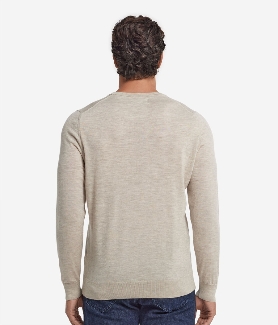 maglione girocollo in cashmere ultrafine