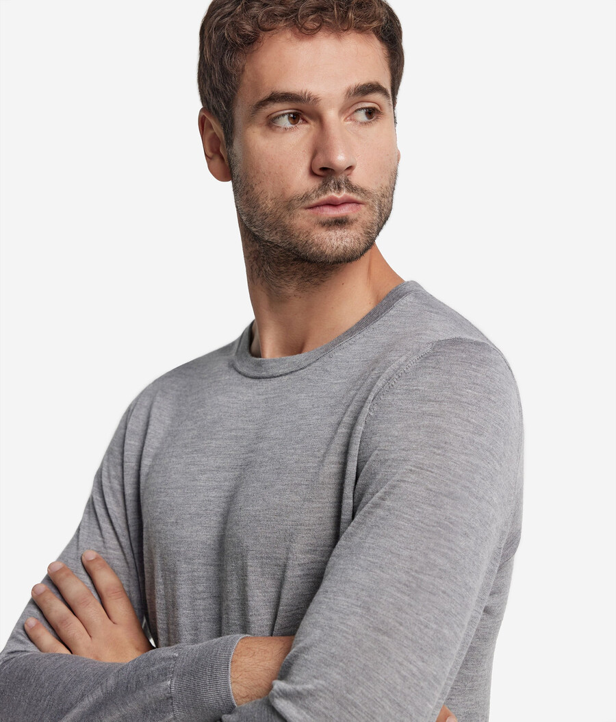maglione girocollo in cashmere ultrafine