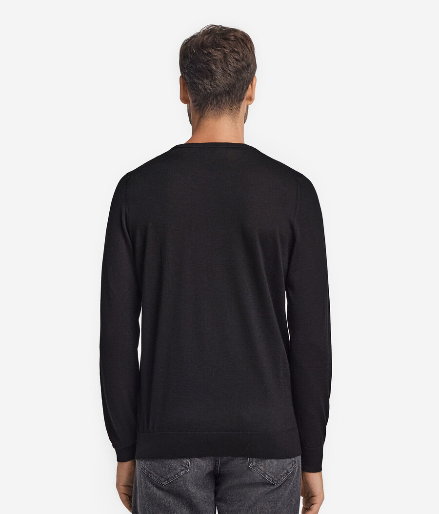 maglione girocollo in cashmere ultrafine