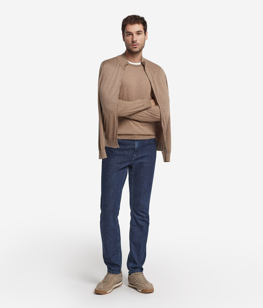 maglione girocollo in cashmere ultrafine