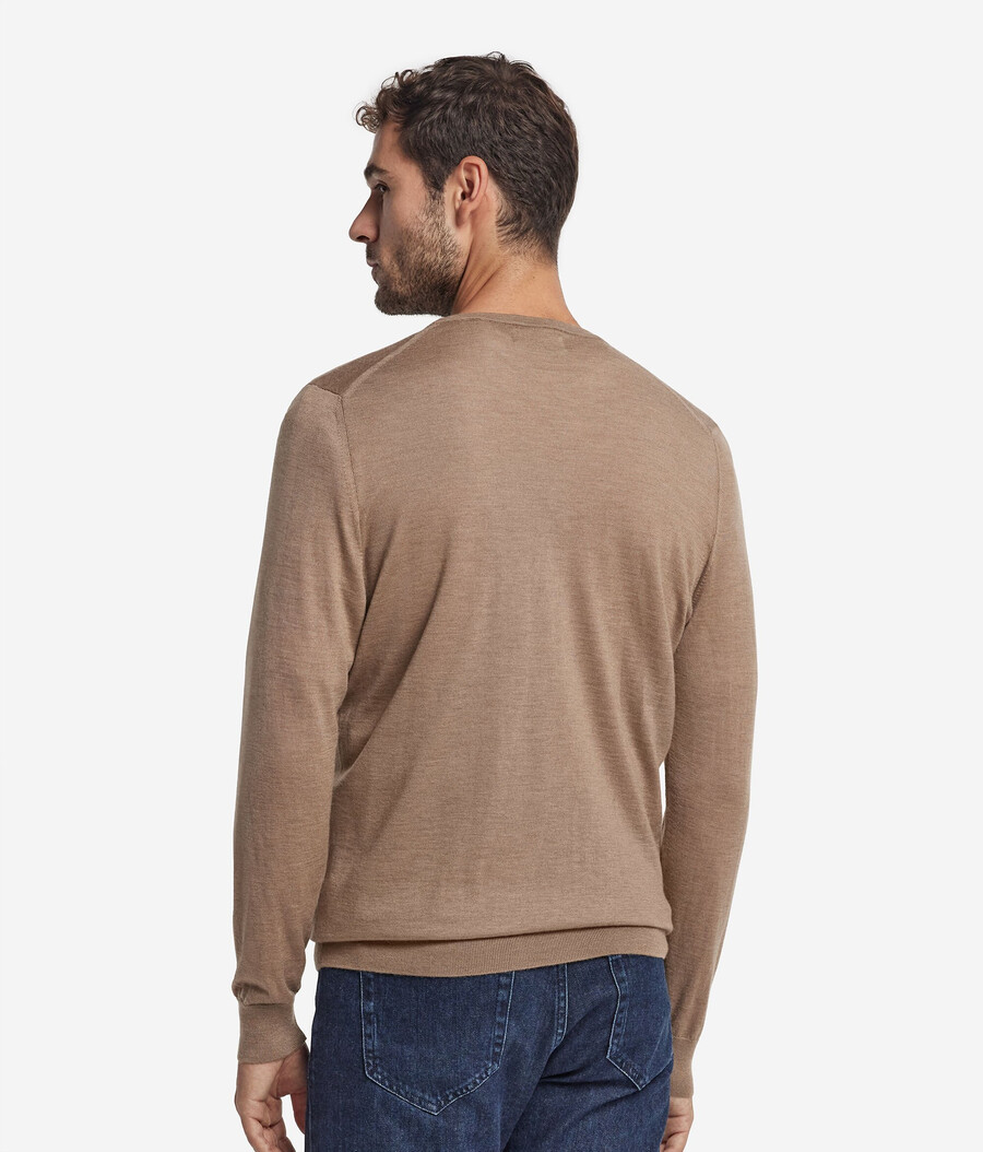 maglione girocollo in cashmere ultrafine