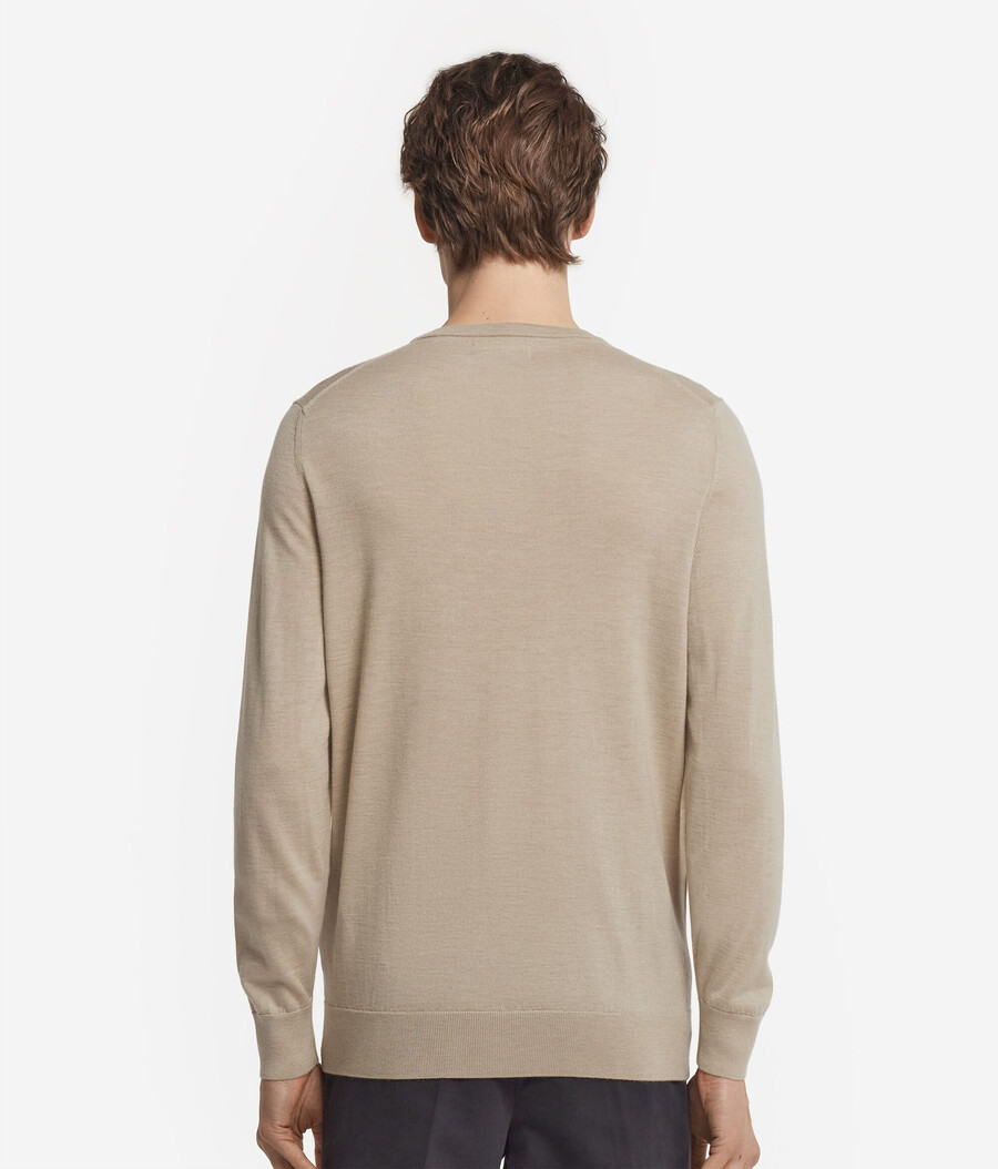 maglione girocollo in cashmere ultrafine