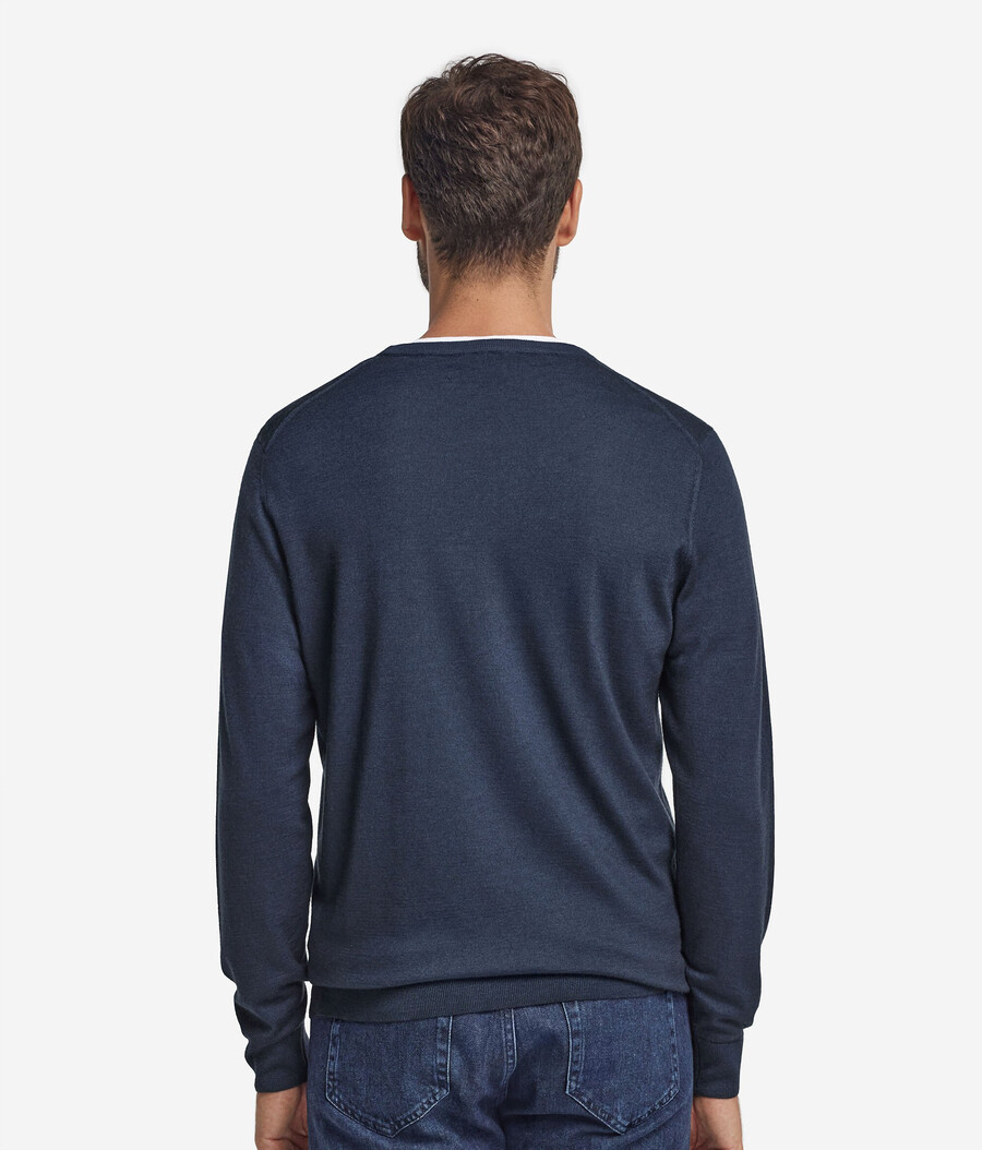 maglione girocollo in cashmere ultrafine