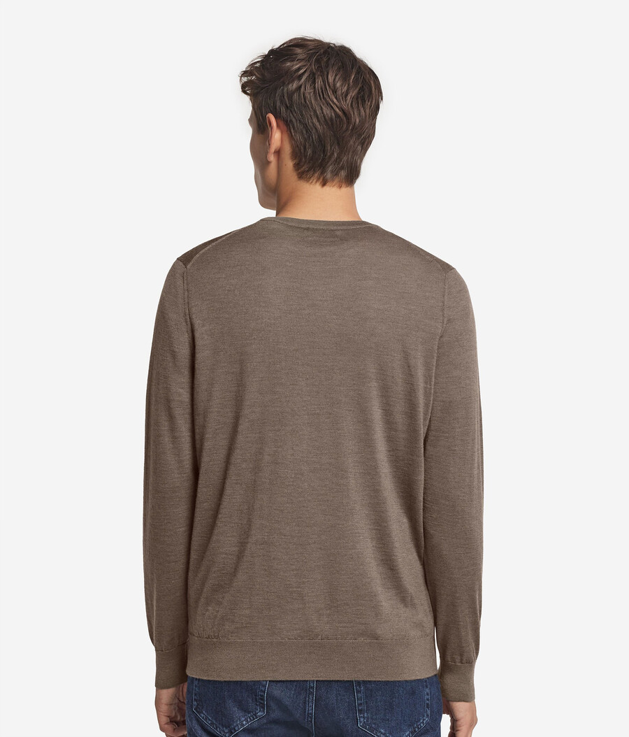 maglione girocollo in cashmere ultrafine