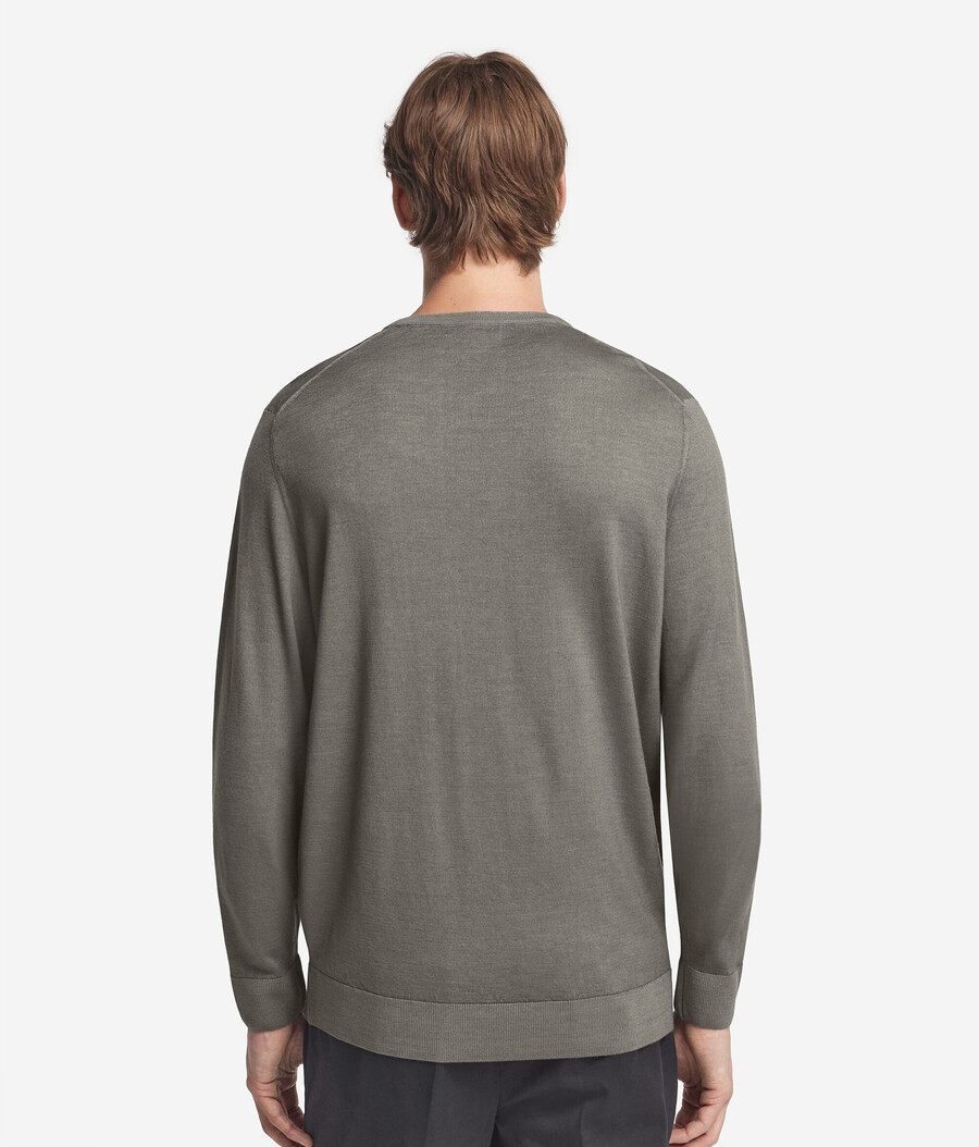 maglione girocollo in cashmere ultrafine