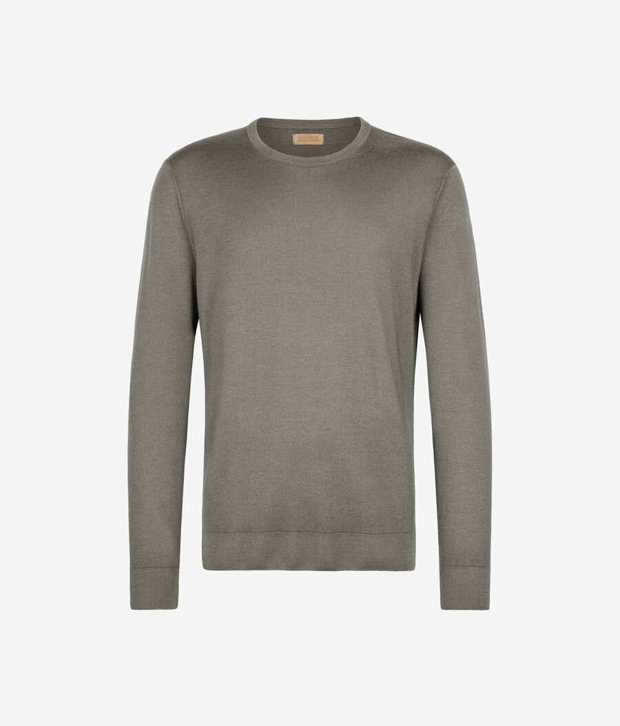 maglione girocollo in cashmere ultrafine