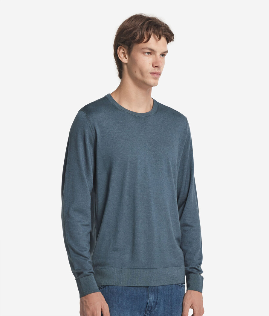 maglione girocollo in cashmere ultrafine